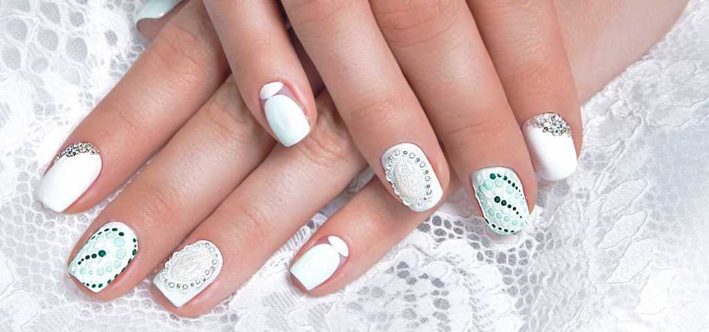 bridal nails design