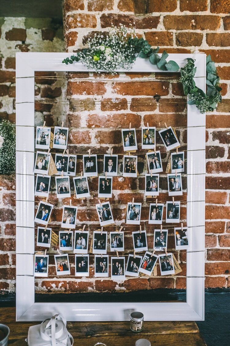 Polaroids as a guest-book